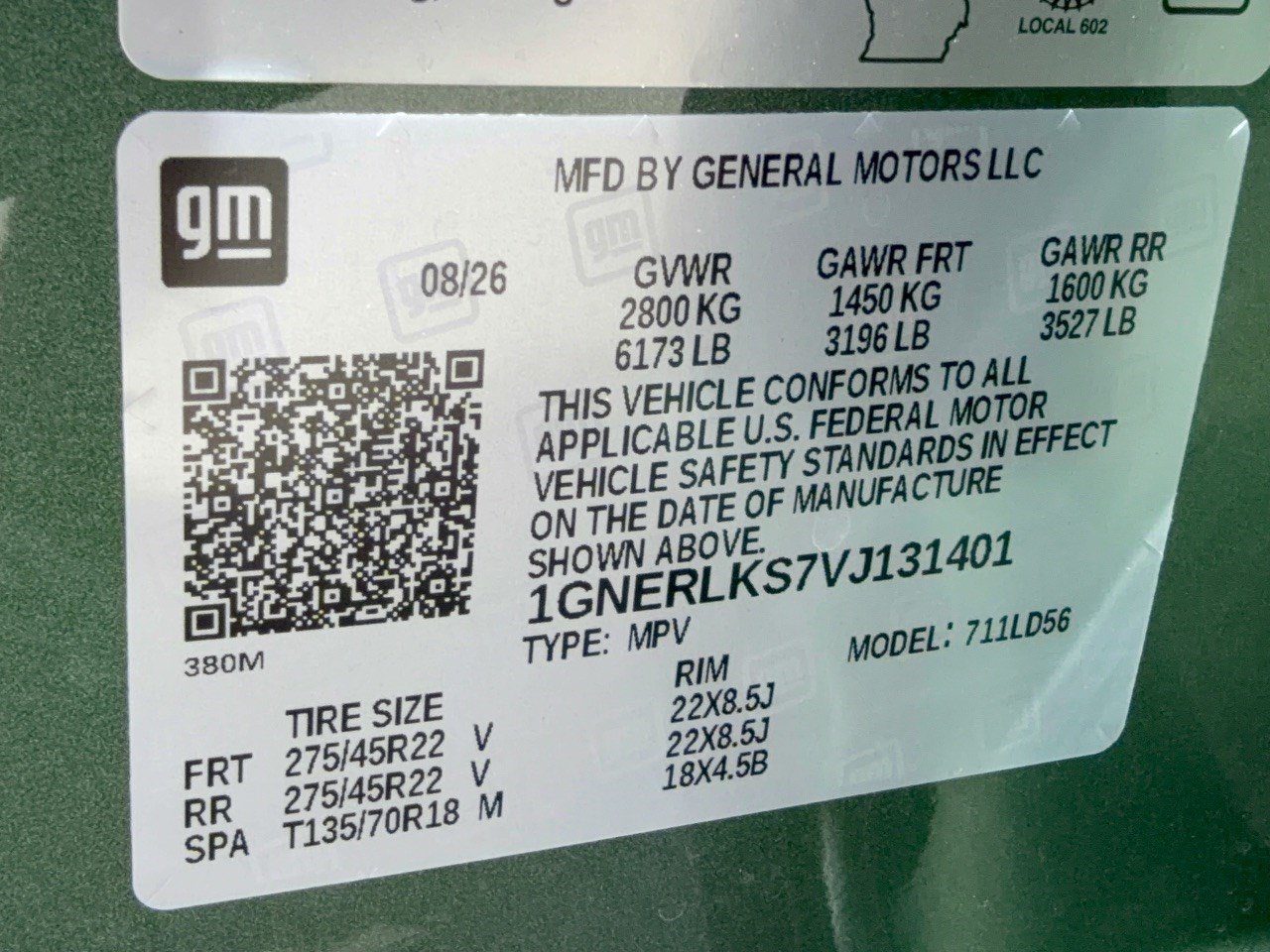 New 2027 Chevrolet Traverse RS w/ LPO, Floor Liner Package FWD image 32