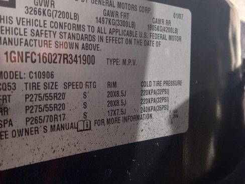 Used 2007 Chevrolet Suburban LTZ w/ LTZ Preferred Equipment Group image 18