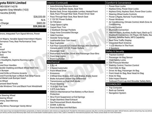 Used 2014 Toyota RAV4 Limited image 7