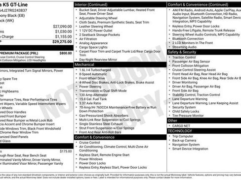 Used 2024 Kia K5 GT-Line w/ GT-Line Premium Package FWD image 23