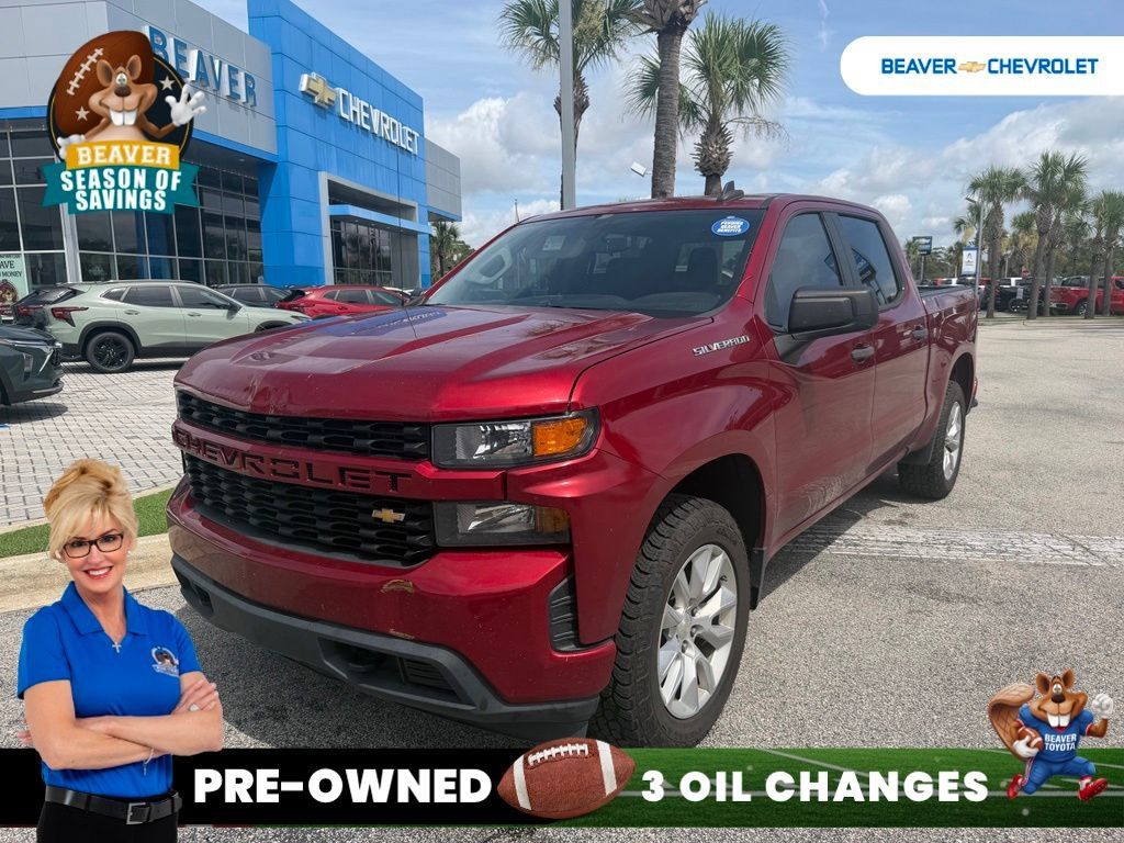 Used 2021 Chevrolet Silverado 1500 Custom AWD/4WD image 1
