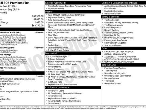 Used 2020 Audi SQ5 Premium Plus w/ Premium Plus Package image 15