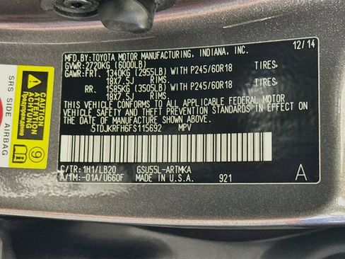 Used 2015 Toyota Highlander XLE AWD/4WD image 34