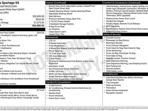 Used 2024 Kia Sportage SX FWD image 36