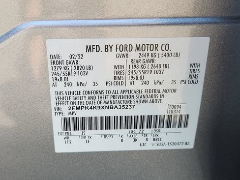 Used 2022 Ford Edge Titanium AWD/4WD image 29