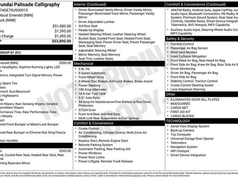 Used 2025 Hyundai Palisade Calligraphy image 6