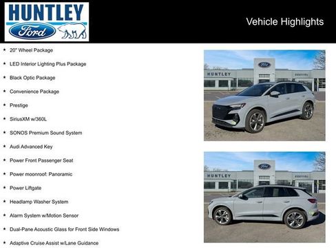 Used 2023 Audi Q4 e-tron Prestige w/ Black Optic Package image 2