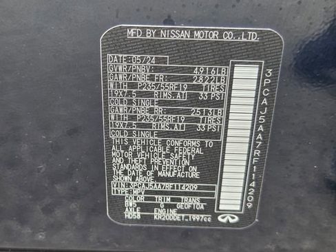 Certified 2024 INFINITI QX50 Pure image 22