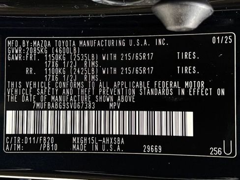 Used 2025 Toyota Corolla Cross AWD Hybrid image 21
