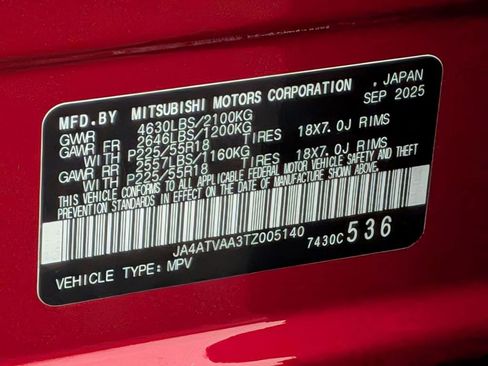 New 2026 Mitsubishi Eclipse Cross Ralliart AWD/4WD image 31