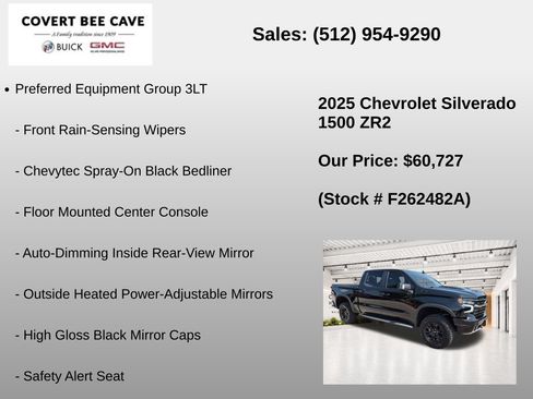 Used 2025 Chevrolet Silverado 1500 ZR2 w/ Technology Package AWD/4WD image 19