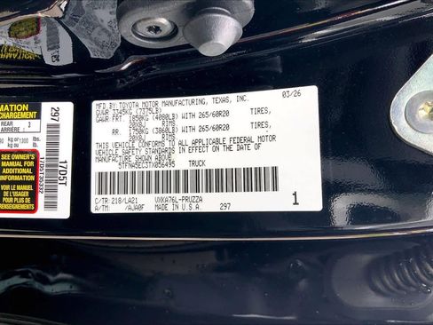 New 2026 Toyota Tundra Platinum AWD/4WD image 21