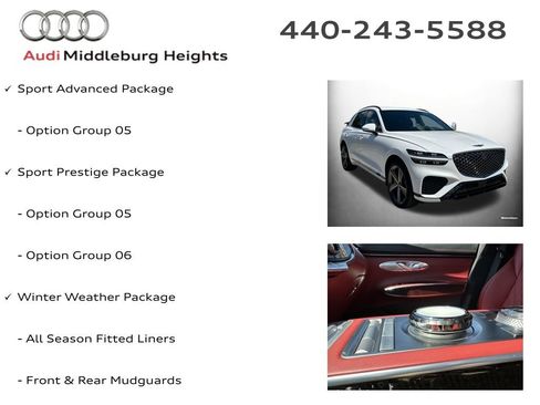 Used 2023 Genesis GV70 3.5T Sport w/ Sport Prestige Package AWD/4WD image 6