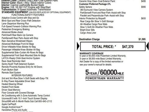 Used 2023 Chrysler Pacifica Touring-L AWD/4WD image 2