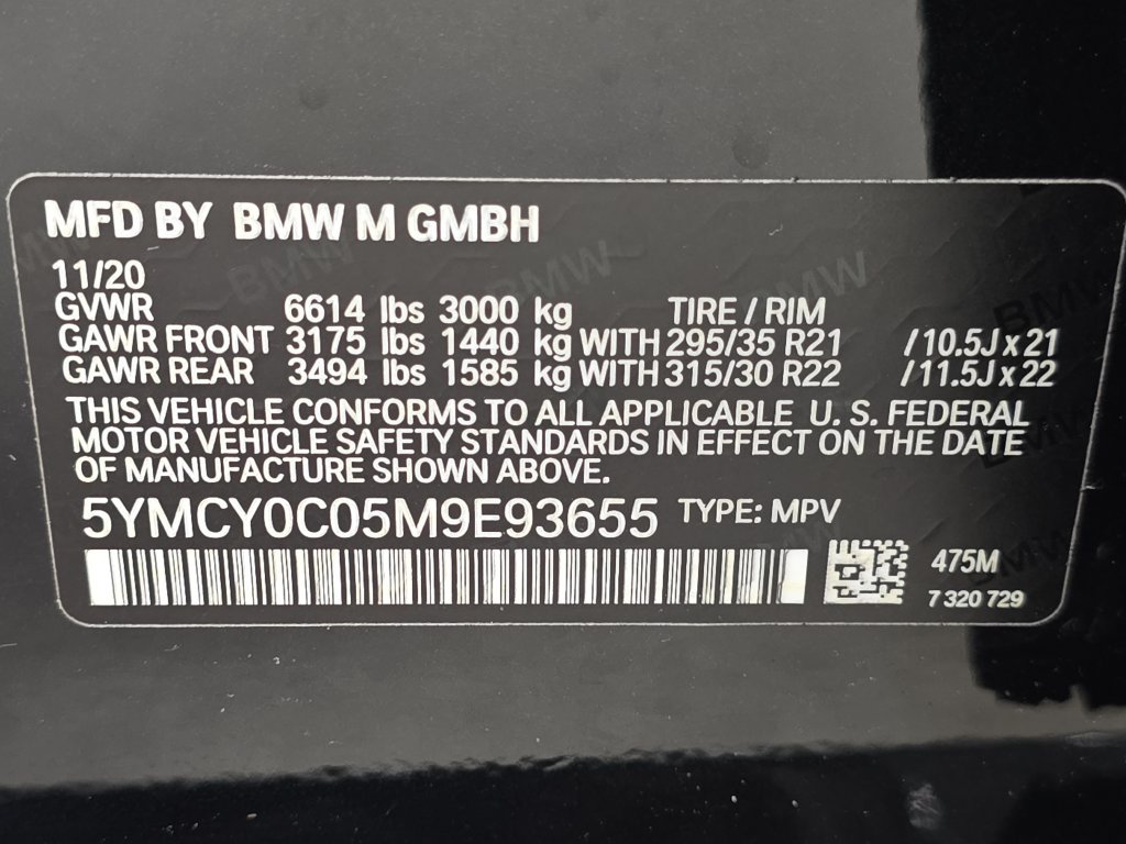 Used 2021 BMW X6 M w/ Competition Package AWD/4WD image 34