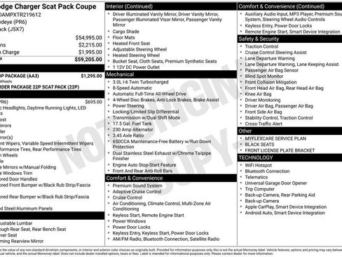 Used 2026 Dodge Charger Scat Pack w/ Blacktop Package AWD/4WD image 1