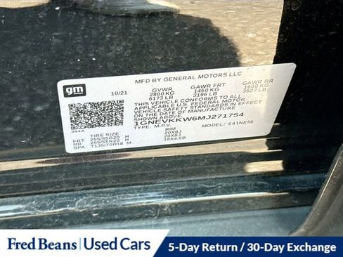 Used 2021 Chevrolet Traverse Premier w/ Redline Edition AWD/4WD image 27
