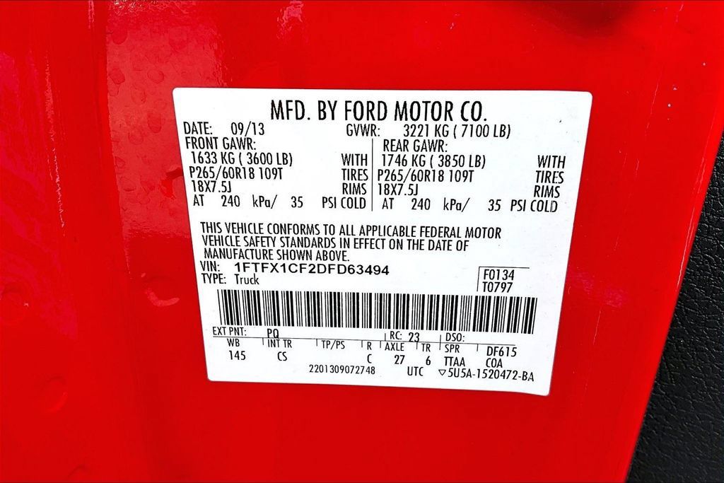 Used 2013 Ford F150 STX w/ Mid Equipment Group RWD image 21