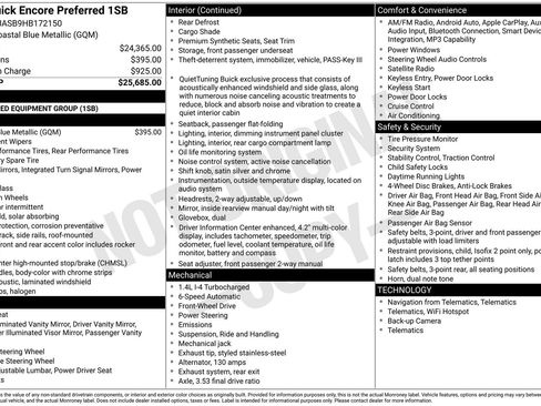 Used 2017 Buick Encore Preferred image 21