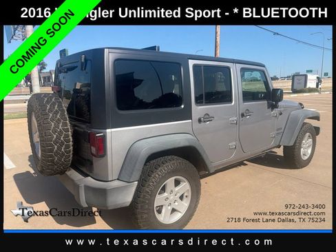Used 2016 Jeep Wrangler Unlimited Sport w/ Quick Order Package 24S AWD/4WD image 3