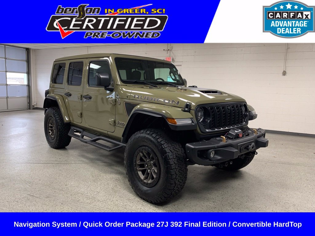 Certified 2025 Jeep Wrangler Unlimited Rubicon 392 AWD/4WD image 1