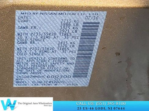 Used 2017 Nissan Pathfinder Platinum w/ Family Entertainment Package image 33