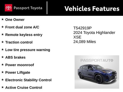 Used 2024 Toyota Highlander XSE image 10