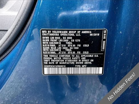 Used 2018 Volkswagen Atlas SE FWD image 29