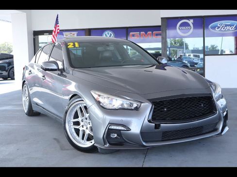 Used 2021 INFINITI Q50 Sensory w/ Cargo Package AWD/4WD image 1