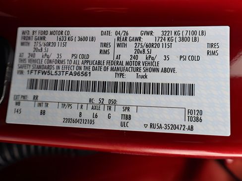New 2026 Ford F150 Lariat w/ Equipment Group 502A High AWD/4WD image 29