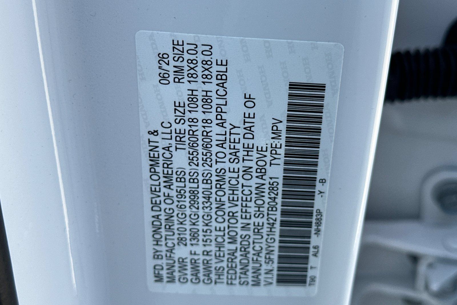 New 2026 Honda Pilot EX-L image 33