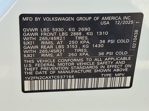 Used 2026 Volkswagen Atlas SEL Premium R-Line AWD/4WD image 29