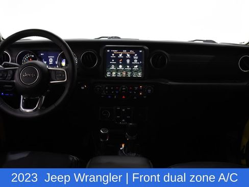 Used 2023 Jeep Wrangler Unlimited Sahara w/ Cold Weather Group AWD/4WD image 9