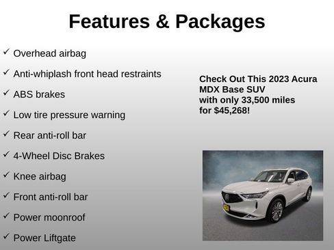 Used 2023 Acura MDX SH-AWD w/ Advance Package image 20