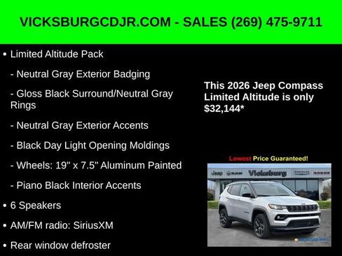 New 2026 Jeep Compass Limited image 11