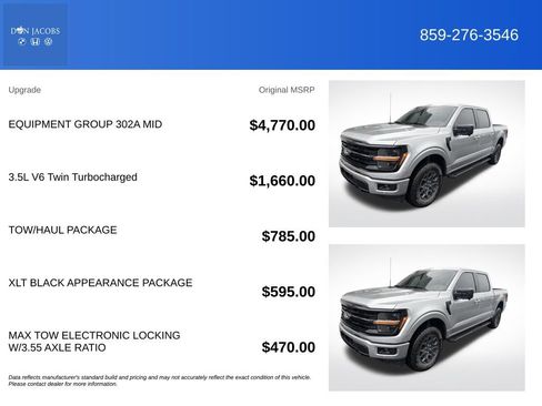 Used 2024 Ford F150 XLT w/ Equipment Group 302A MID AWD/4WD image 5