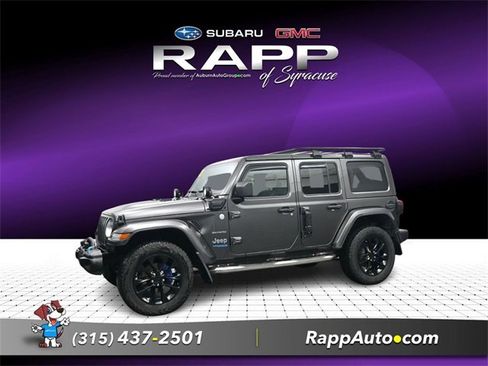 Used 2021 Jeep Wrangler Unlimited Sahara w/ Cold Weather Group image 1