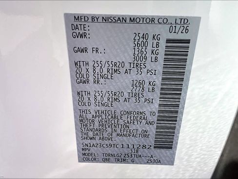 New 2026 Nissan Murano SL image 14