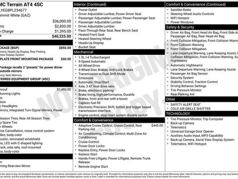 Used 2023 GMC Terrain AT4 w/ Tech Package AWD/4WD image 32