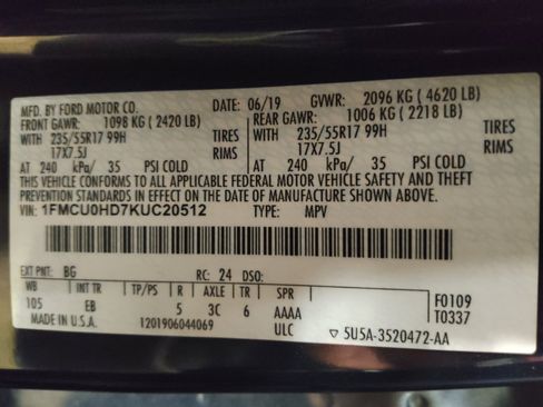 Used 2019 Ford Escape SEL FWD image 33