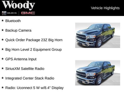Used 2022 RAM 1500 Big Horn AWD/4WD image 3