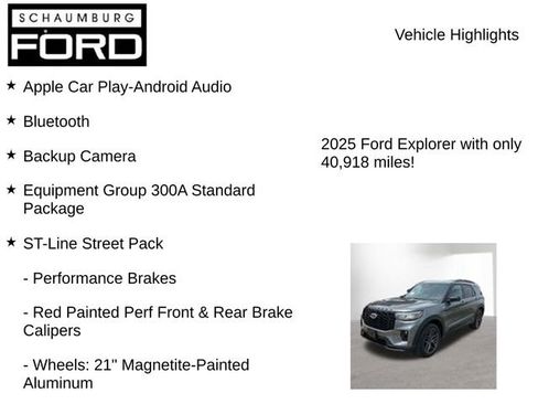 Used 2025 Ford Explorer ST-Line w/ ST-Line Street Pack AWD/4WD image 7