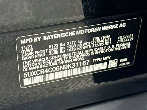 Used 2022 BMW X5 sDrive40i w/ Parking Assistance Package image 34