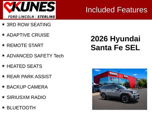 Used 2026 Hyundai Santa Fe SEL AWD/4WD image 2