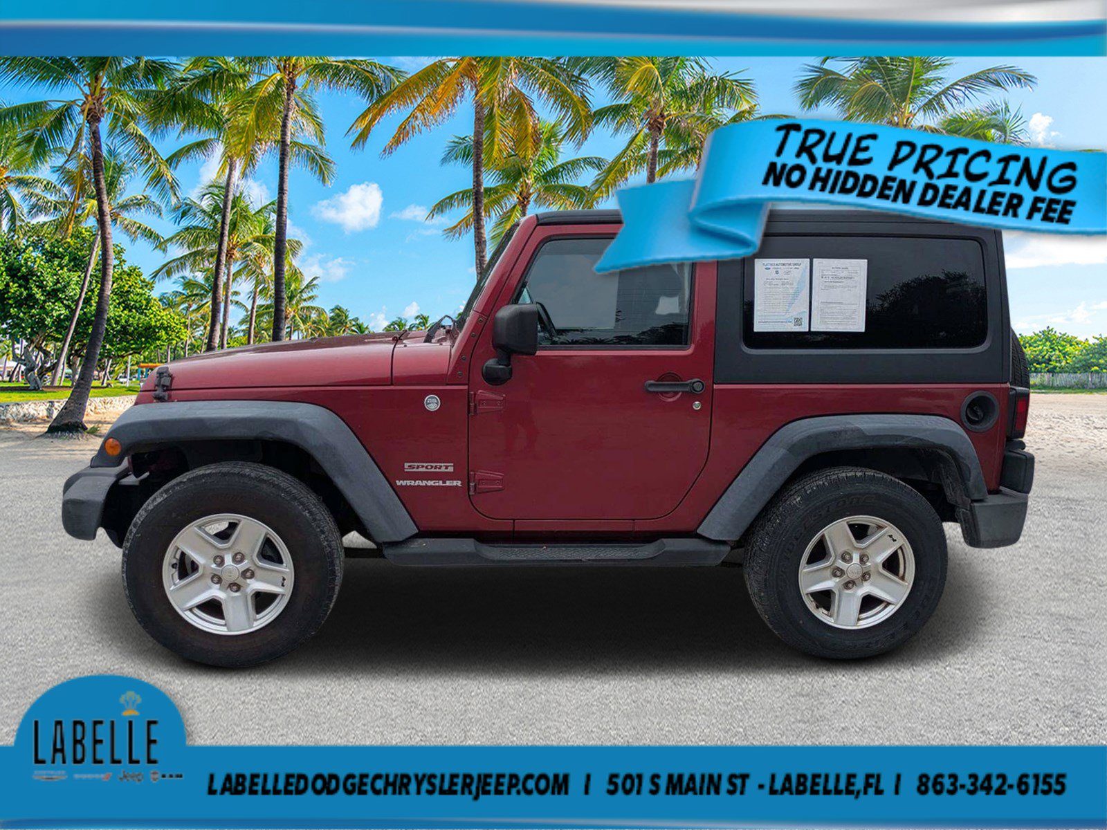 Used 2012 Jeep Wrangler Sport AWD/4WD image 7