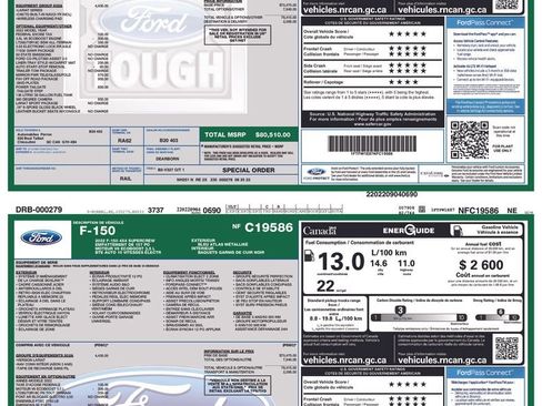 Used 2022 Ford F150 Lariat w/ Equipment Group 502A High image 19