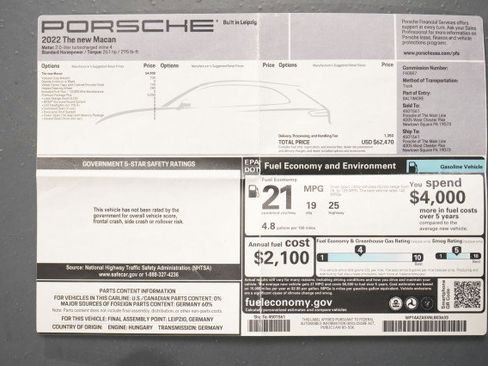 Used 2022 Porsche Macan AWD/4WD image 57