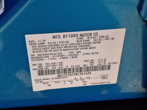 Used 2019 Ford EcoSport Titanium FWD image 28