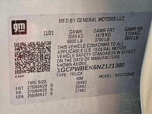 Used 2022 Chevrolet Silverado 1500 Custom w/ Safety Confidence Package image 19