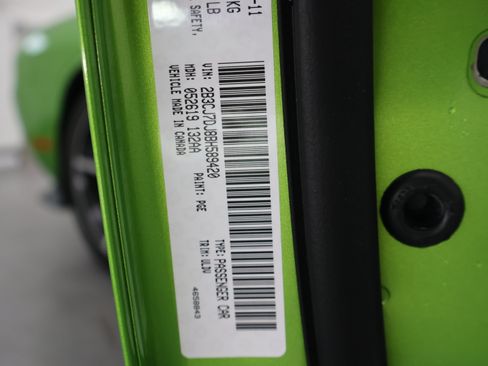 Used 2011 Dodge Challenger SRT8 w/ Green w/Envy Group RWD image 54